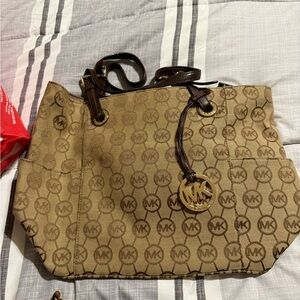 Michael Kors Brown Tote Bag